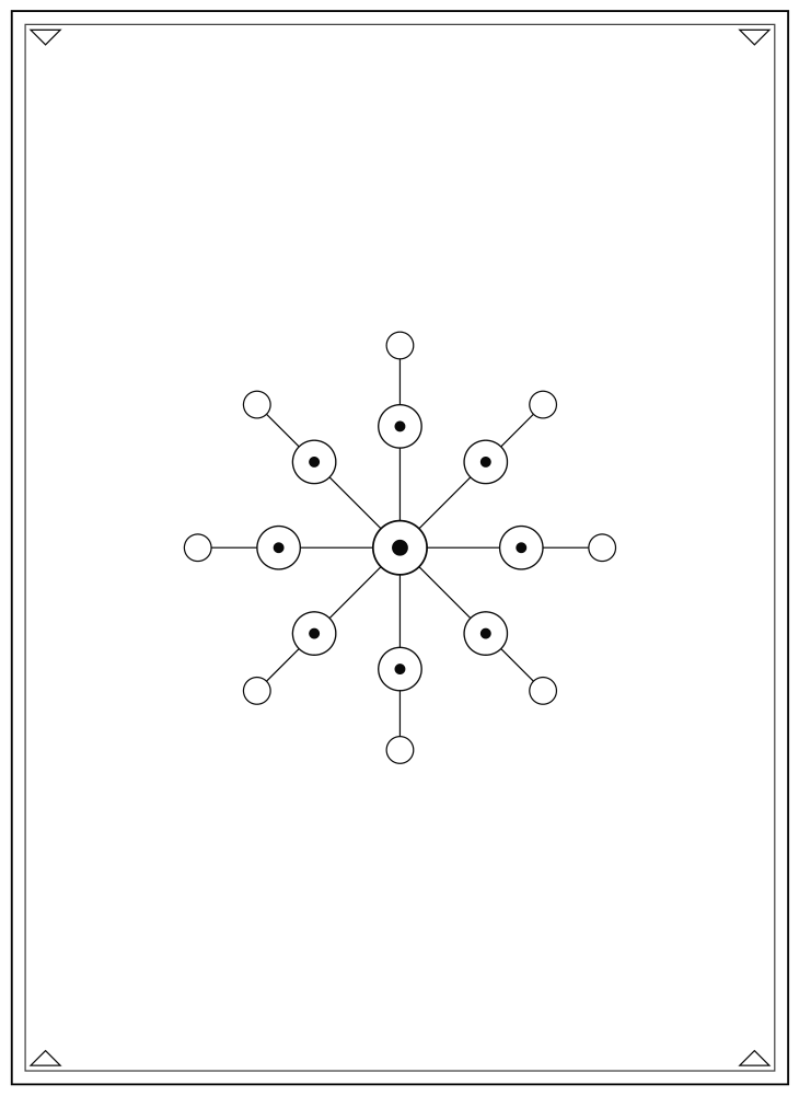 Line drawing of the Jewel Knot pattern