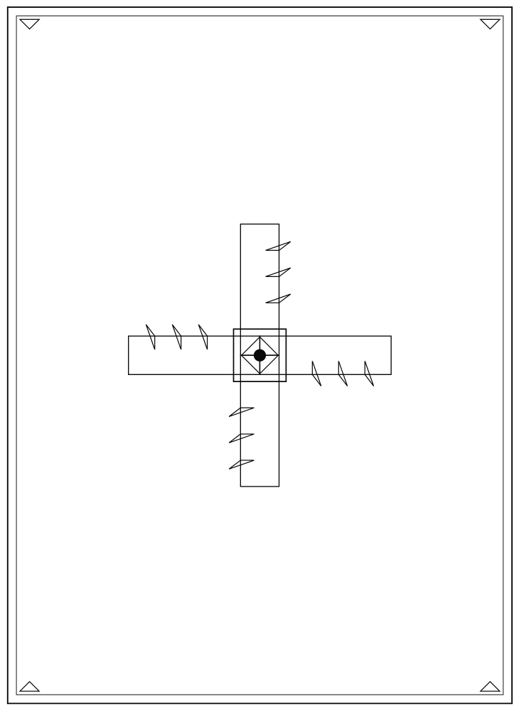 Line drawing of the Key of Return pattern