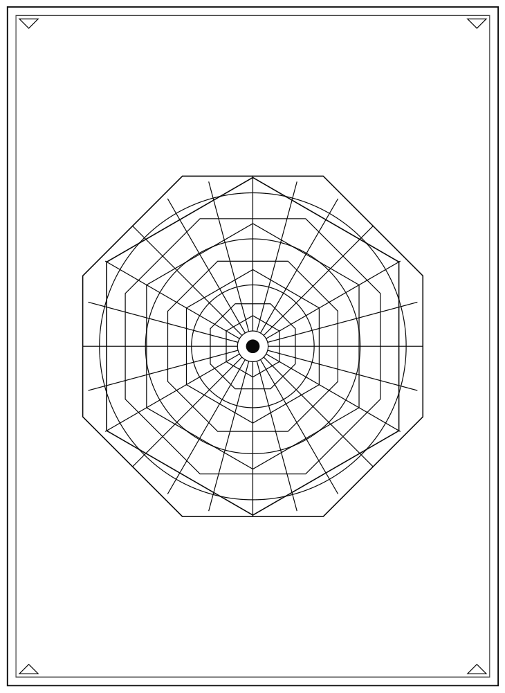 Line drawing of the Creative Summit pattern