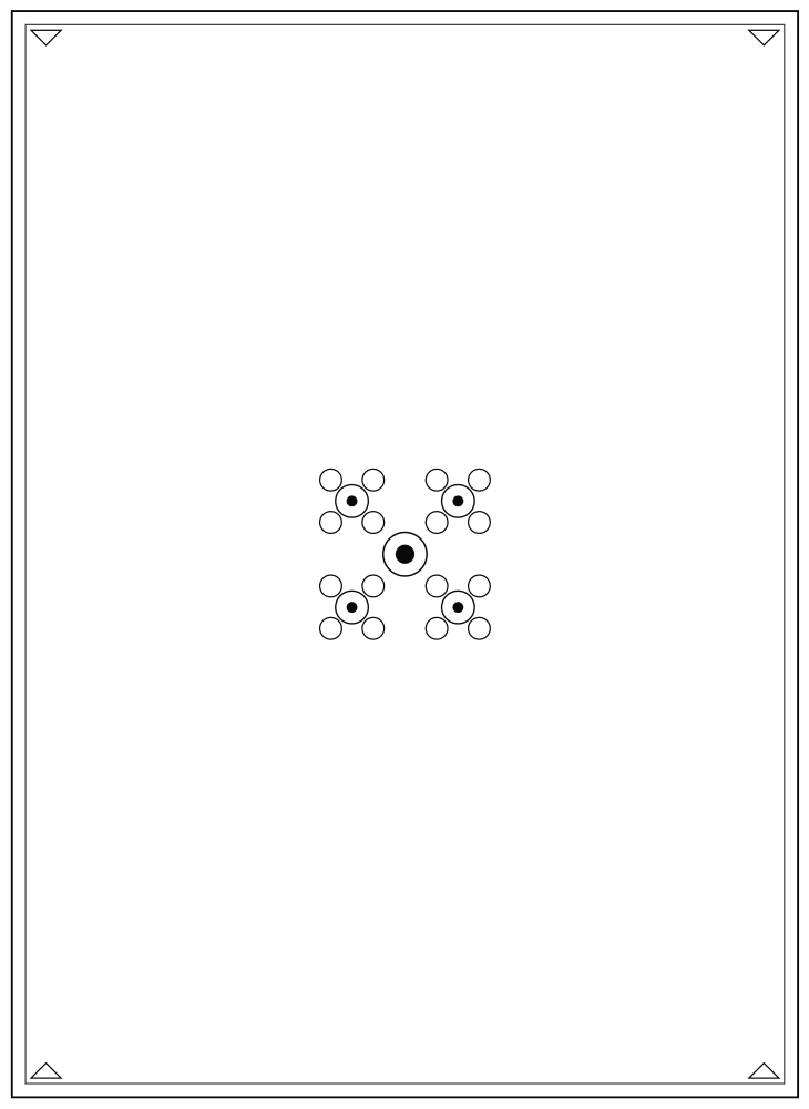 Line drawing of the Hannoun Center pattern