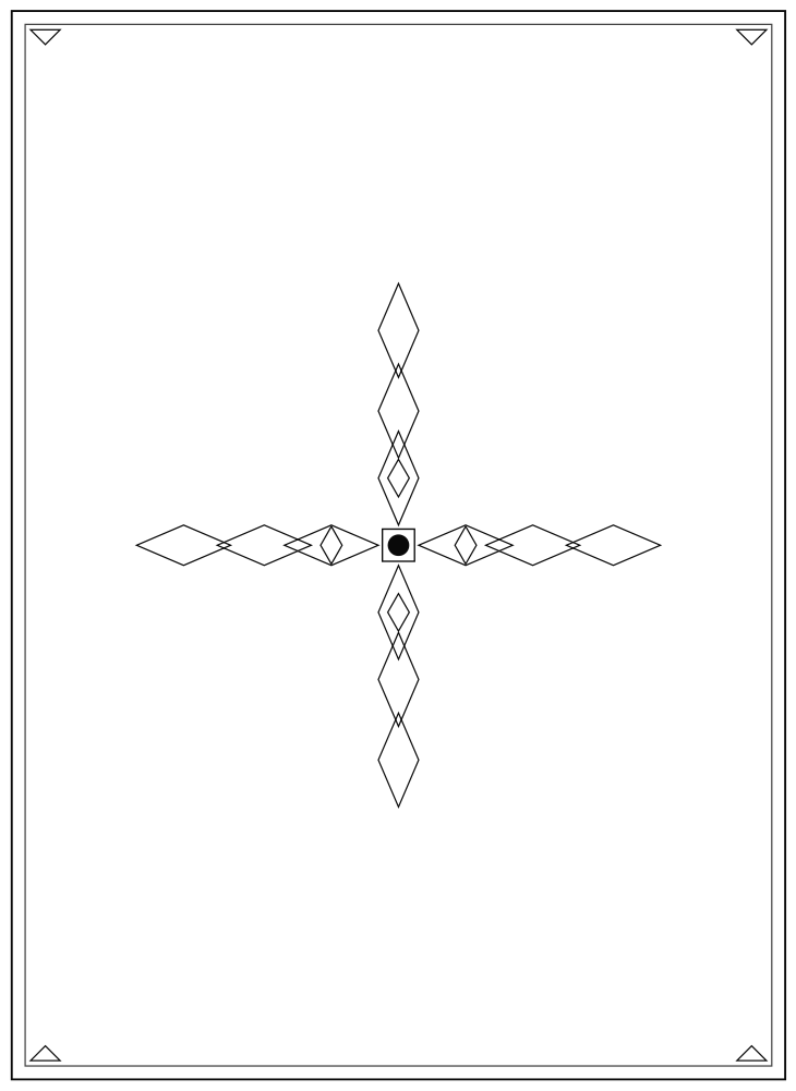 Line drawing of the Sage of the Earth pattern